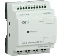 Логическое реле ONI PLR-S. CPU0804(R) 220В AC без экрана PLR-S-CPU-0804R-AC-NN