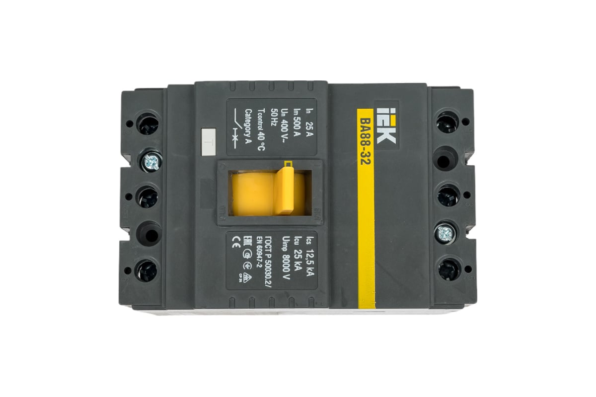 Автоматический выключатель IEK ВА88-32 3Р 25А 25кА SVA10-3-0025 ...