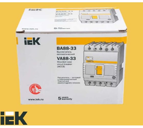 Автоматический выключатель IEK ВА88-33 3Р 80А 35кА SVA20-3-0080