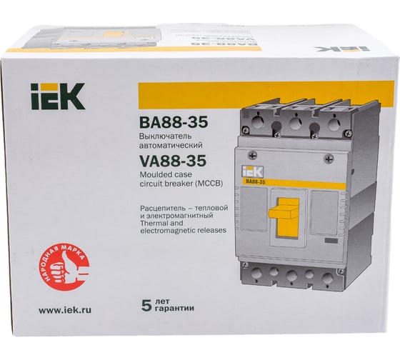 Автоматический выключатель IEK ВА88-35 3Р 100А 35кА SVA30-3-0100