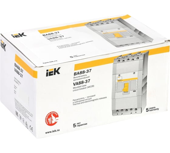 Автоматический выключатель IEK ВА88-37 3Р 315А 35кА SVA40-3-0315