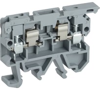 Винтовая клемма IEK КВИ-4-П с держателем предохранителя 5х20 серая YZN30-004F-K02