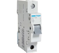 Автоматический выключатель Hager 1P, 4,5kA, C-6A, 1M 2087883