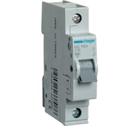 Автоматический выключатель Hager 1P, 6kA, C-16A, 1M 2086534