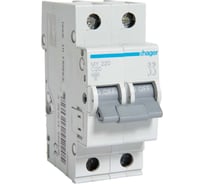 Автоматический выключатель Hager 2P, 4,5kA, C-20A, 2M 2086275