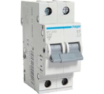 Автоматический выключатель Hager 2P, 4,5kA, C-40A, 2M 2086278