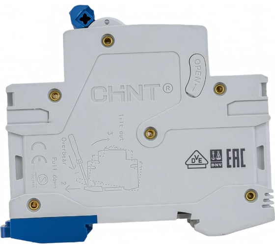 Автоматический выключатель CHINT NB1-63, 2P, 25A, 6кА, характеристика C 179661