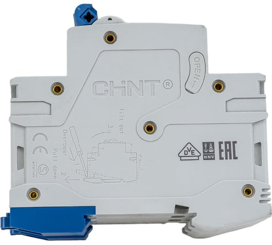 Автоматический выключатель CHINT NB1-63, 3P, 6A, 6кА, характеристика C 179709