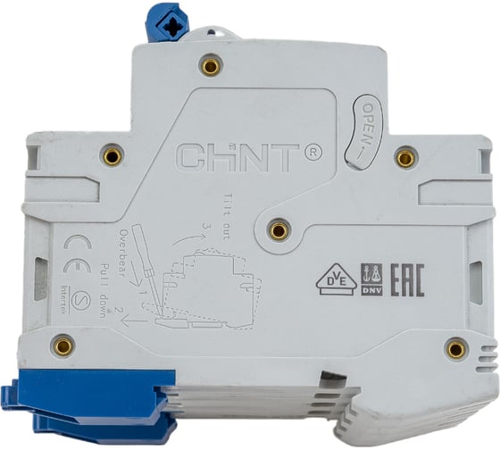 Автоматический выключатель CHINT NB1-63, 4P, 50A, 6кА, характеристика C 179750