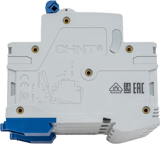 Автоматический выключатель CHINT NB1-63, 4P, 40A, 6кА, характеристика C 179749
