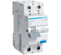 Дифференциальный автоматический выключатель Hager 1P+N, 4.5kA, C-32A, 30mA, AC 2086295