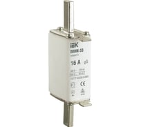 Плавкая вставка предохранителя IEK ППНИ-33 габарит 0 16А DPP20-016