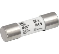Плавкая вставка IEK цилиндрическая ПВЦ 10х38 1А KARAT MFL10-001