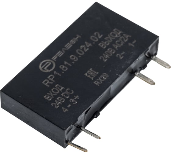 Ультратонкое твердотельное реле Релеон = 60в Dc; вых. цепь 1но 2а, 48-280в Ac; переключение, RP181902402