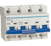 Автоматический выключатель CHINT DZ158-125H, 4P, 100A, 10kA, характеристика 8-12In 158096