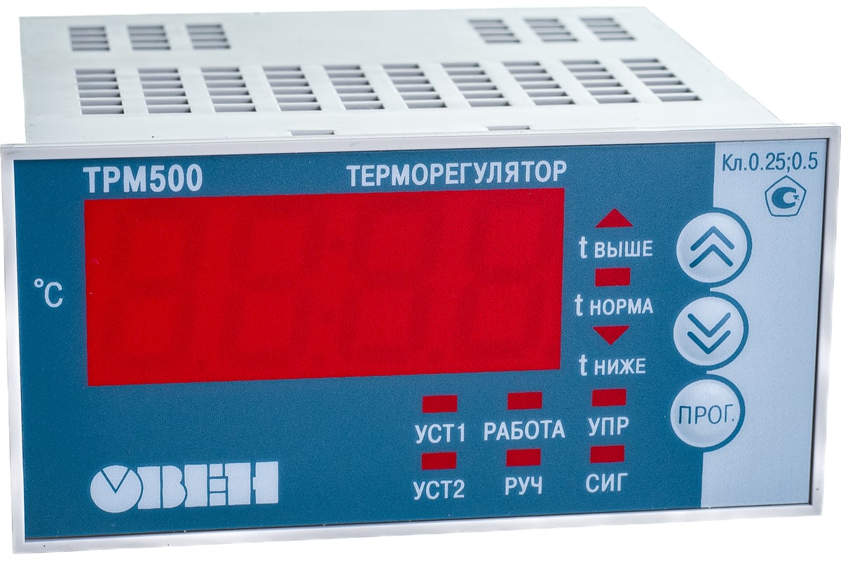 Измеритель-регулятор температуры ОВЕН ТРМ500-Щ2.5А артикул 00000092529 ...