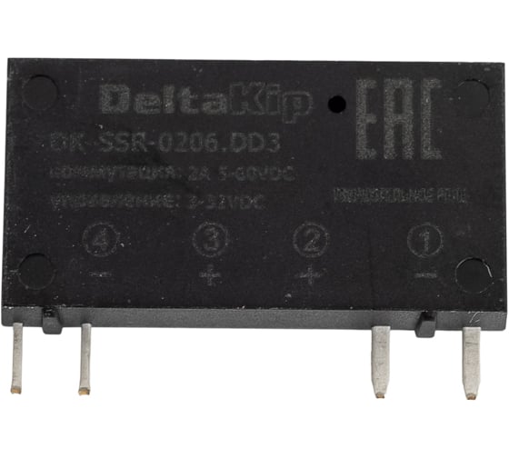 Твердотельное однофазное реле DELTAKIP DK-SSR-0206.DD3 DK-F0000026.1