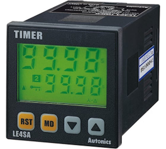 Таймер Autonics LE4SA с ЖК-экраном с подсветкой 24-240 B, артикул 00000012683 1