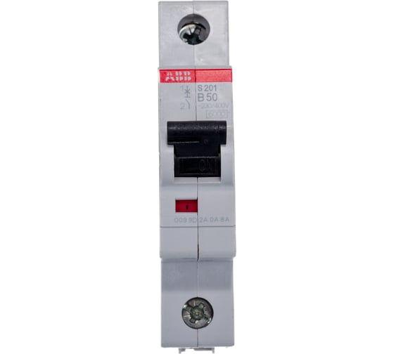 Автоматический выключатель ABB S201, B50, 1-полюсный 2CDS251001R0505