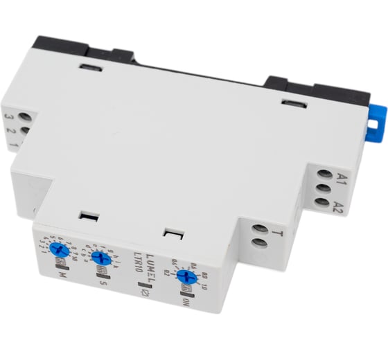 Многофункциональное реле времени Lumel 12...240 V AC/DC (Реле времени; 0,1с÷30ч; SPDT; 250ВAC/5А; Uпит: 12÷240ВAC; DIN; IP20) LTR10