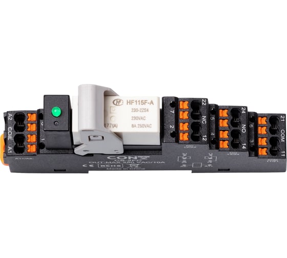 Двухконтактный релейный модуль CONTA, 15 мм 230 V DC CR-230-2FC