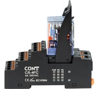 Четырех контактный релейный модуль CONTA CR-230-4FC 31 мм 230V AC CR-220-4FC