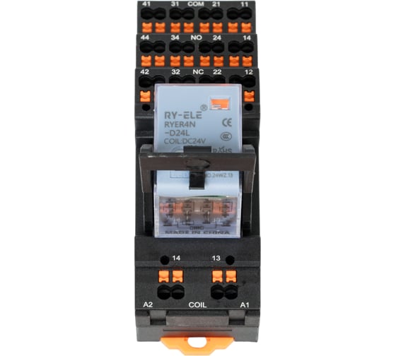 Четырех контактный релейный модуль CONTA CR-230-4FC 31 мм 230V AC CR-220-4FC