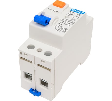 Устройство защитного отключения CHINT NXL-63 6kA 1P+N 25A 30mA A 280716