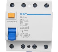 Устройство защитного отключения CHINT NL1-63 6kA 4P 25A 30mA тип AC 200223