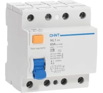 Устройство защитного отключения CHINT NL1-63 6kA 4P 63A 30mA тип AC 200225