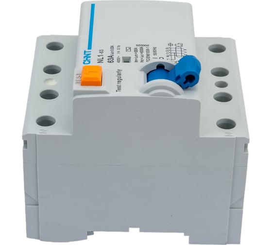 Устройство защитного отключения CHINT NL1-63 6kA 4P 63A 30mA тип AC 200225
