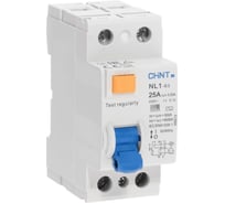 Устройство защитного отключения CHINT NL1-63 6kA 2P 25A 30mA тип AC 200212