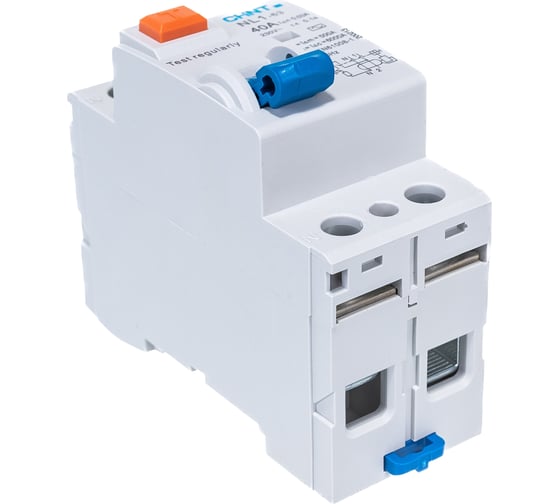 Устройство защитного отключения CHINT NL1-63 6kA 2P 40A 30mA тип AC 200213
