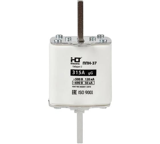 Плавкая вставка предохранителя HLT ППН-37, габарит 2, 400/315А 091-01-058