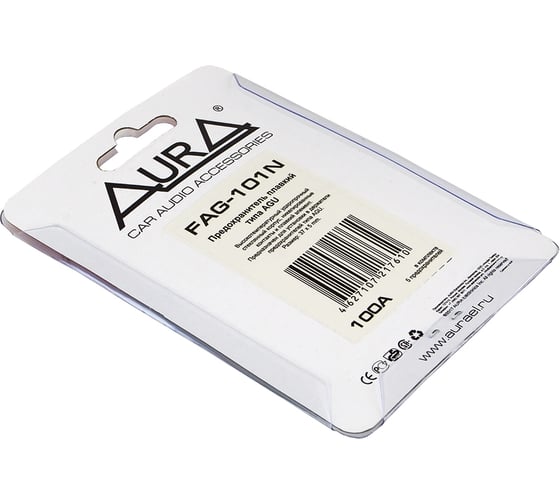 Предохранитель AURA AGU, 100 A (5 шт.), никель FAG-101N