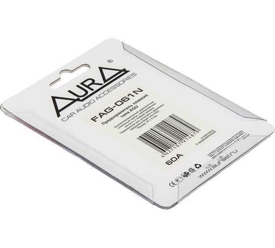 Предохранитель AURA AGU, 60 A (5 шт.), никель FAG-061N