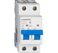 Автоматический выключатель Schrack Technik AM 6кА, 2P, С, 16A AM617216