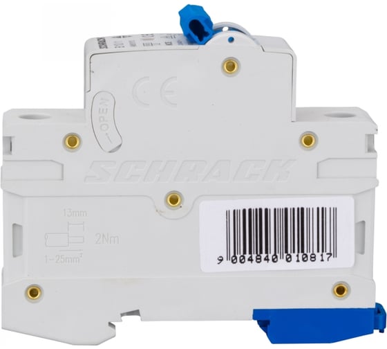 Автоматический выключатель Schrack Technik AM 6кА, 1P, B, 10A AM618110