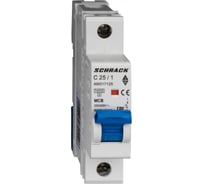 Автоматический выключатель Schrack Technik AM 10кА, 1P, C, 25A AM017125