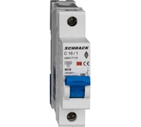 Автоматический выключатель Schrack Technik AM 10кА, 1P, C, 16A AM017116