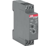 Реле времени ABB CT-ERC.12 компактное, задержка при включении, 24-48B DC, 24-240B AC, 7 диапазонов времени 005с-100ч, 1ПК 1SVR508100R0000