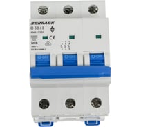 Автоматический выключатель Schrack Technik AM 6кА 3P С 50A AM617350