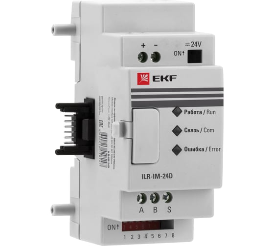 Интерфейсный модуль EKF PROxima MODBUS TCP 24В PRO-Relay ILR-IE-24D