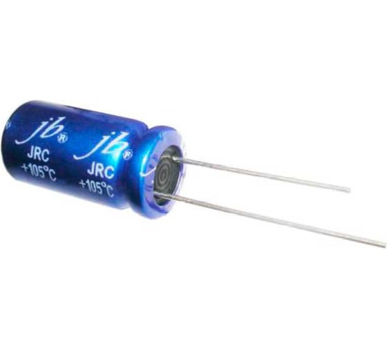 Конденсатор электролитический JB Capacitors 330мкФ, 25В, 105C, 10x12 / P:5 мм, (Low Imp), JRC1E331M05001000120000B-341 1