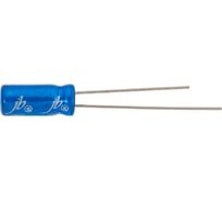 Конденсатор электролитический JB Capacitors 10мкФ, 50В, 105C, 5x11 / P:2 мм, (Low Imp), JRC1H100M02000500110000B-346