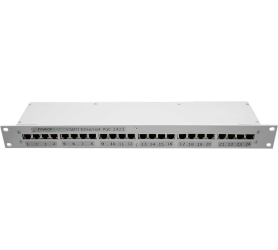 УЗИП НТК Приборэнерго Ethernet PoE 19", 20 портов НФ-00000646