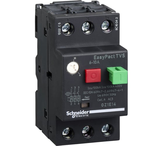 Автоматический выключатель Systeme Electric 6-10А GZ1E14