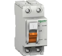 Выключатель дифференциального тока Systeme Electric УЗО 2 полюса 63А 30мА тип AC ВД63 Домовой 11455