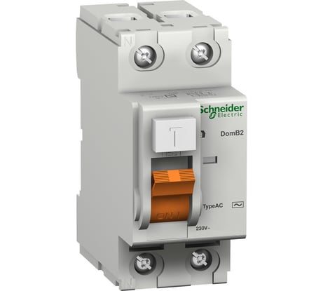 Выключатель дифференциального тока УЗО Systeme Electric ( Schneider Electric), 2 Р, 63 А, 30 мА, тип AC ВД63 11455