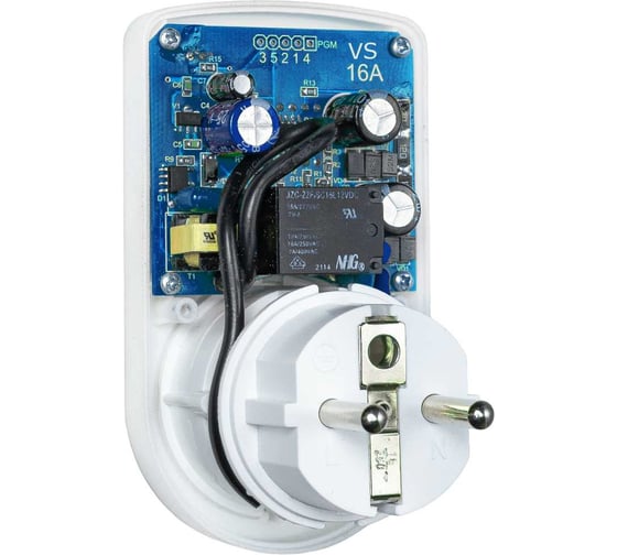 Реле напряжения розеточное ROSTOKELECTRO RE VS-16A 46-381
